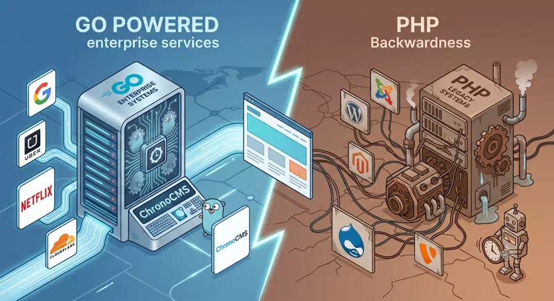 Why Big Tech Abandoned the PHP Stack—And How ChronoCMS Brings Enterprise Power to Your Website image 1