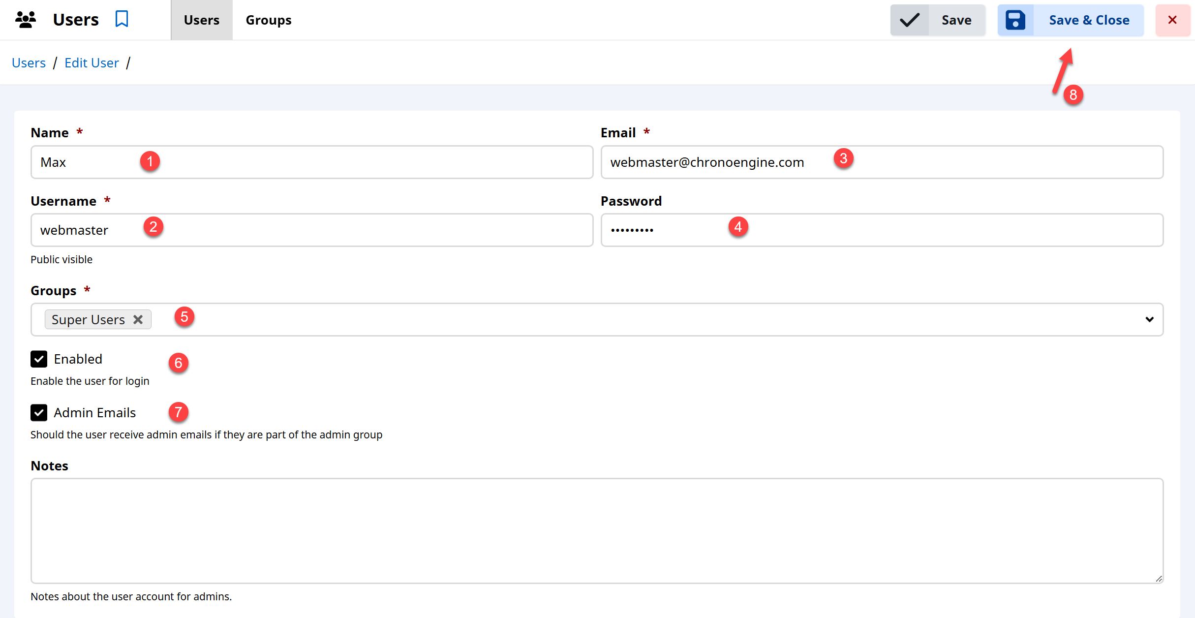 How to setup your ChronoCMS website image 3
